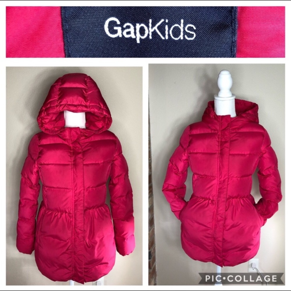 Gap Pink Puffer Jacket